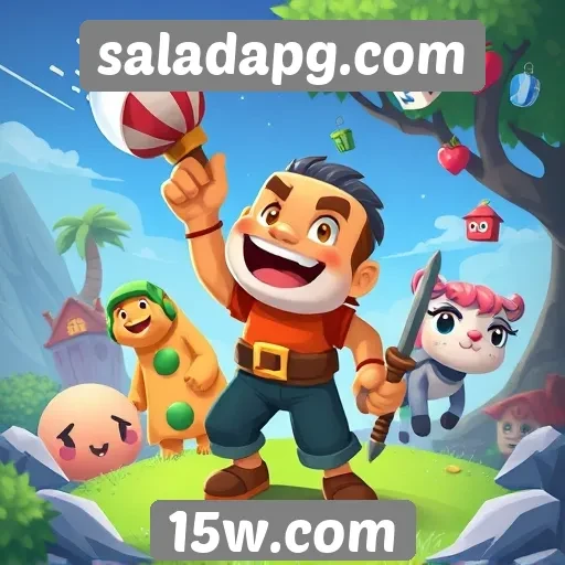 Variedade de jogos disponíveis no saladapg